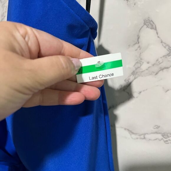 Magicsuit Theresa Blue One Piece Swim Romper Size 8 - Picture 4 of 11